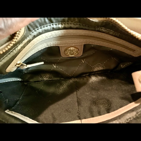 Vince Camuto Tan Leather Wristlet/Shoulder Bag - Picture 7 of 8